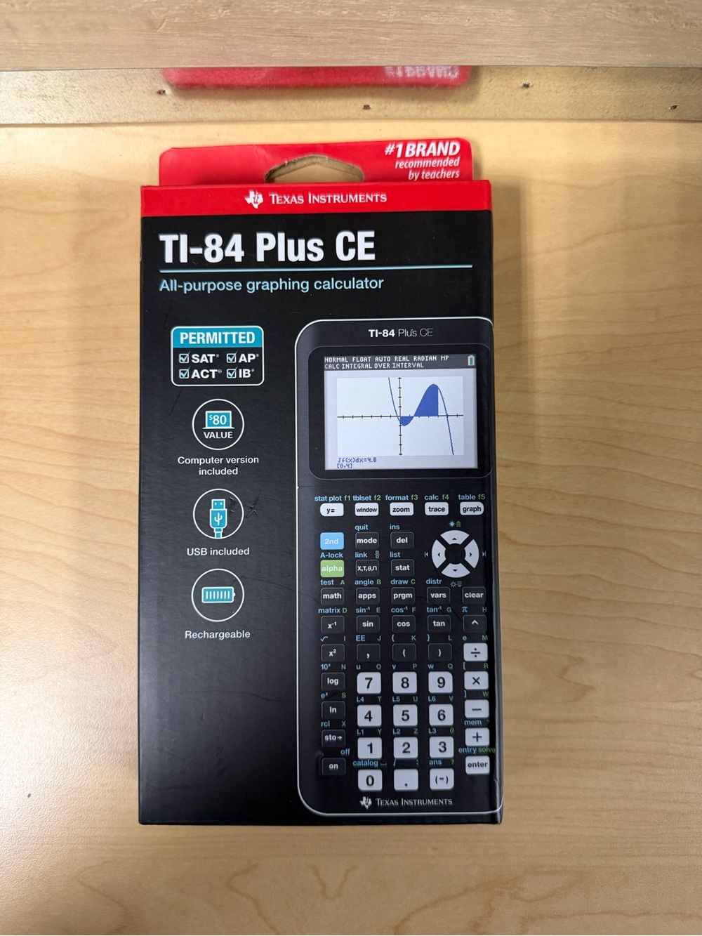 TI-84 Plus CE Color Graphing Calculator (NEW) - Picture 2 of 10